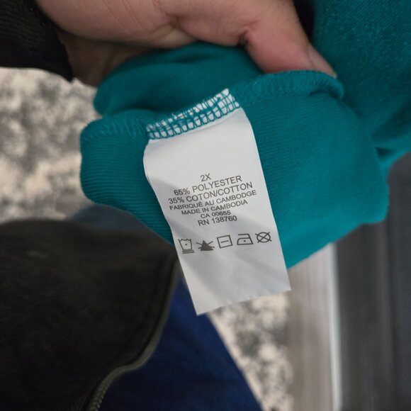 Torrid Teal Shaped Fit Knit Tank Top Scoop Neck Sleeveless Tunic 2X EUC - Picture 3 of 3